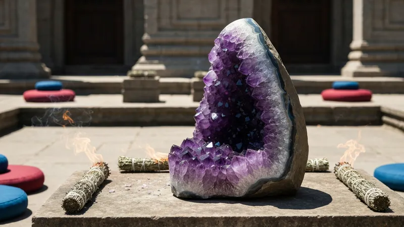 Symbolisme de l'améthyste dans le domaine spirituel